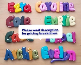Custom Name Fridge Magnet, Personalized Word Magnets, Personalized Gift, Name Gifts, Personal Magnet,