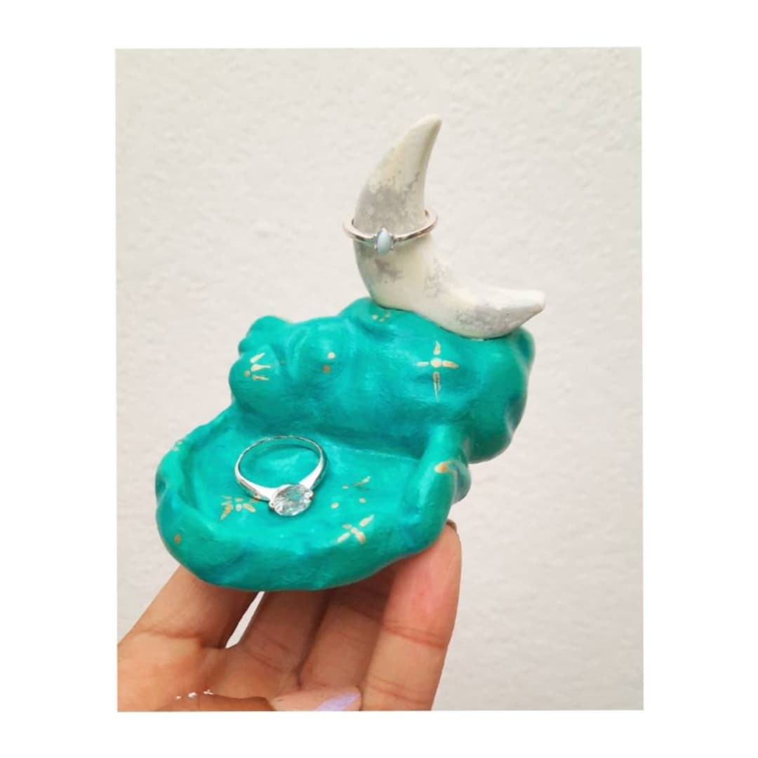 Unique Ring Holder Indie Room Decor Cute Ring Holder Cute Etsy