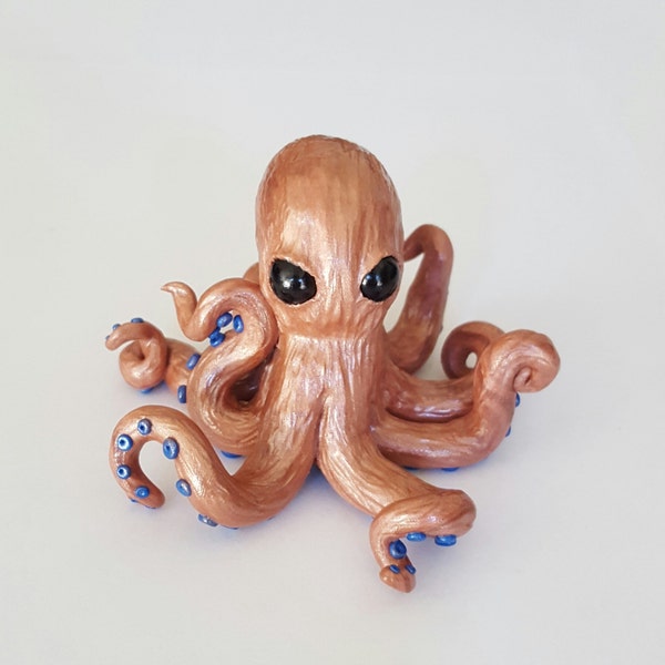 Carte de visite Octopus porte, sculpture de pieuvre, grammage du papier