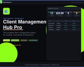 Client Management Hub Pro, CRM, Sales Pipeline, Revenue Tracker (Digital Download)