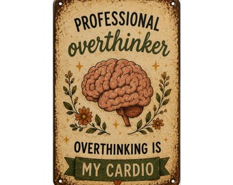 Powered By Caffeine And Neurospice Poster, Funny ADHD Print, Neurodivergent Wall Art, Rustic Coffee Sign, Office Decor