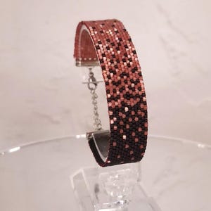 Ombre Peyote Bracelet Pattern PDF | Even Count Bead Pattern | Miyuki Delica Bracelet Tutorial | Seed Bead Weaving Pattern | Instant Download