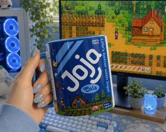 Joja Cola Mug, Stardew Valley Coffee Cup, Funny Gamer Gift