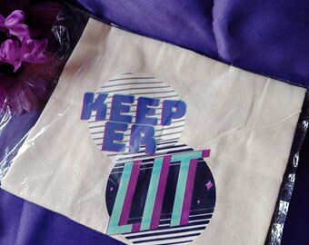 Keep Er Lit Tote Bag – Bold NI Slang Canvas Bag