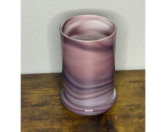 Vintage paars amethist slakglas imperiaal? Apotheker glazen pot vaas zonder deksel