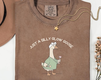 Grappige schoonheidsspecialiste gans Comfort Colors®-shirt, shirt schoonheidsspecialiste, huidverzorgingscadeau, schoonheidsspecialiste moederdagcadeau, schattig spa-shirt, schattige spa-medewerker