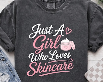 Skin Care Comfort Colors®-shirt, cadeau schoonheidsspecialiste, cadeau voor huidtherapeut, shirt schoonheidsspecialiste, cadeau schoonheidsspecialiste, T-shirt schoonheidsspecialiste