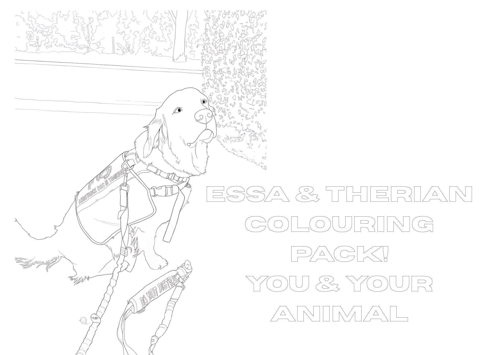 ESSA & Therian Colouring Sheets - Etsy