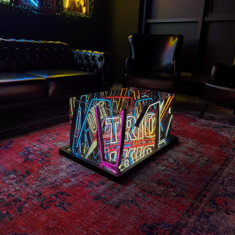 Endless Table Infinity Mirror Table - Etsy