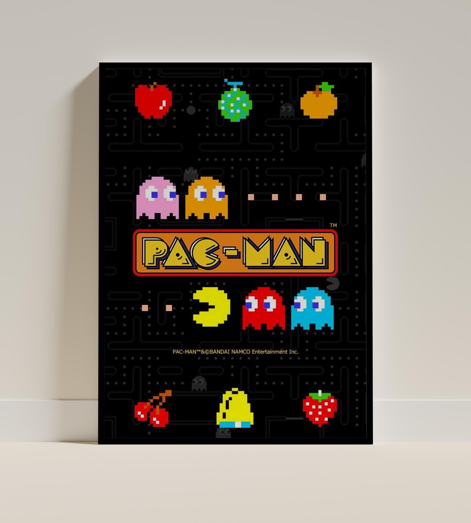 Pac man poster - Etsy 日本