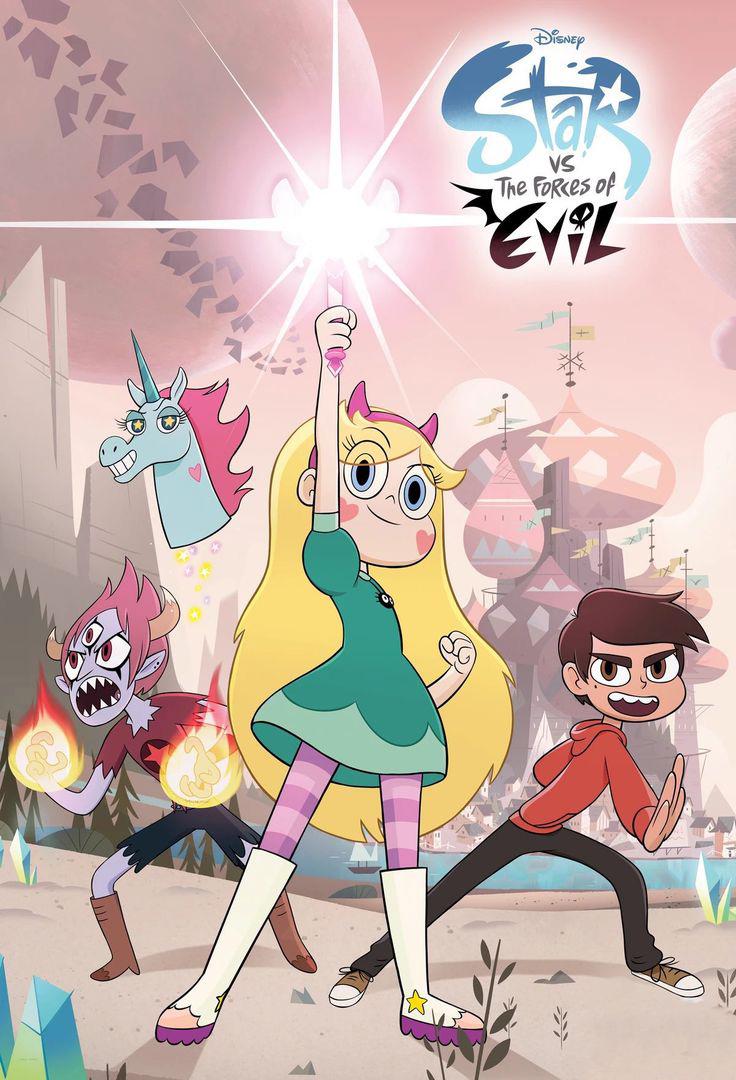 Star Vs the Forces of Evil Poster, Disney Wall Art, Girls Magic Room ...