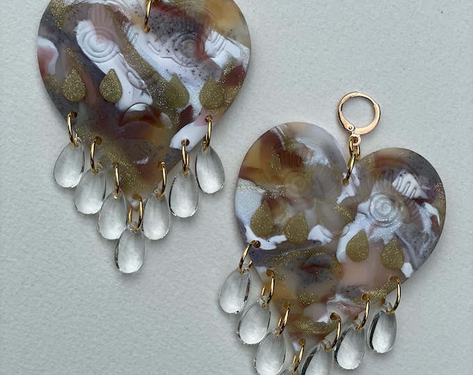Crying Hearts - Earthy Gem Marble