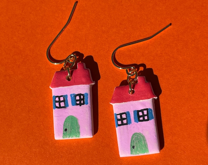 Tiny House Earrings