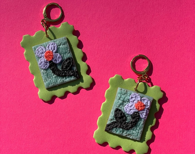 Textured Floral Stamps