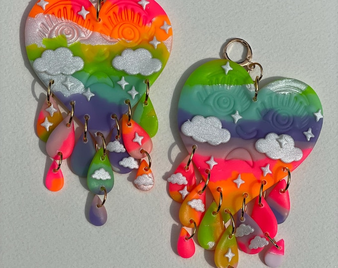 Crying Hearts - Neon Rainbow Dreamland 1