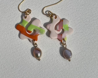 Spiral - Pink Pearl Beads