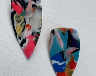 Scrap Marble Shield Studs 2