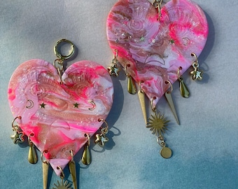 Crying Hearts - Sparkle Trinket Hearts