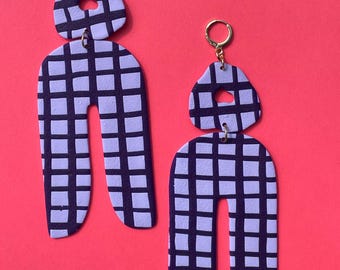 Party Pizzazz - Purple Grid