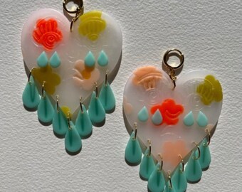 Made to Order - Crying Hearts - Translucent Florals