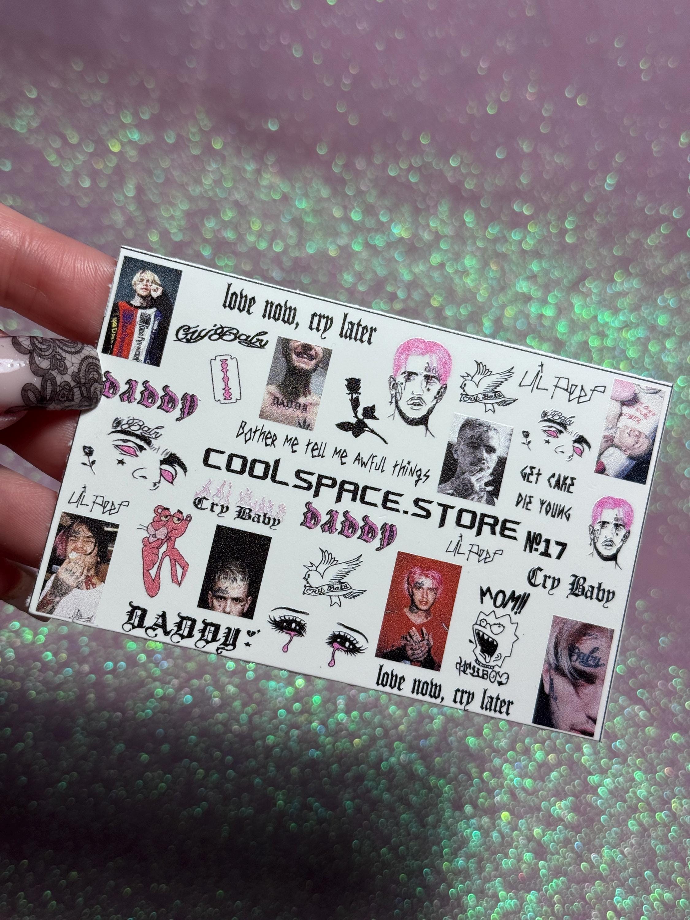 Lil peep tattoo - Etsy 日本