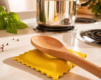 Silicone Spoon Rest for Stove | Heat Resistant Utensil Holder | Non-Slip Kitchen Organizer | Minimalist Spatula Holder | Cooking Gift