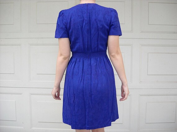 80s Royal Purple Dress // vintage - image 3