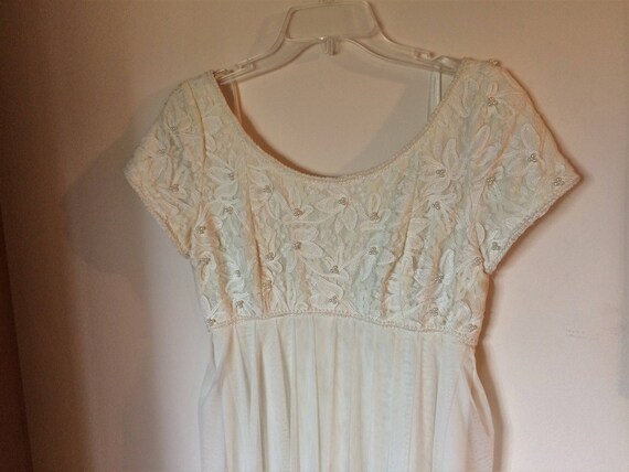 80s Marie St. Claire wedding gown sz 4 - image 1