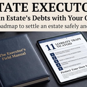 Executor Guide - Estate Settlement Planner | Probate Checklist - Estate Administration Toolkit