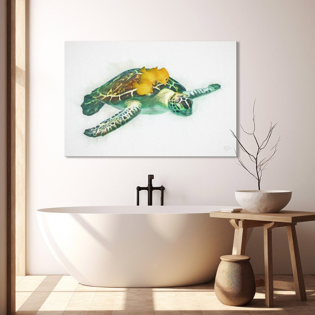 Sea Turtle Drawing, Sea Turtle & Fish, Sea Turtle Neutral, Sea Turtle ...