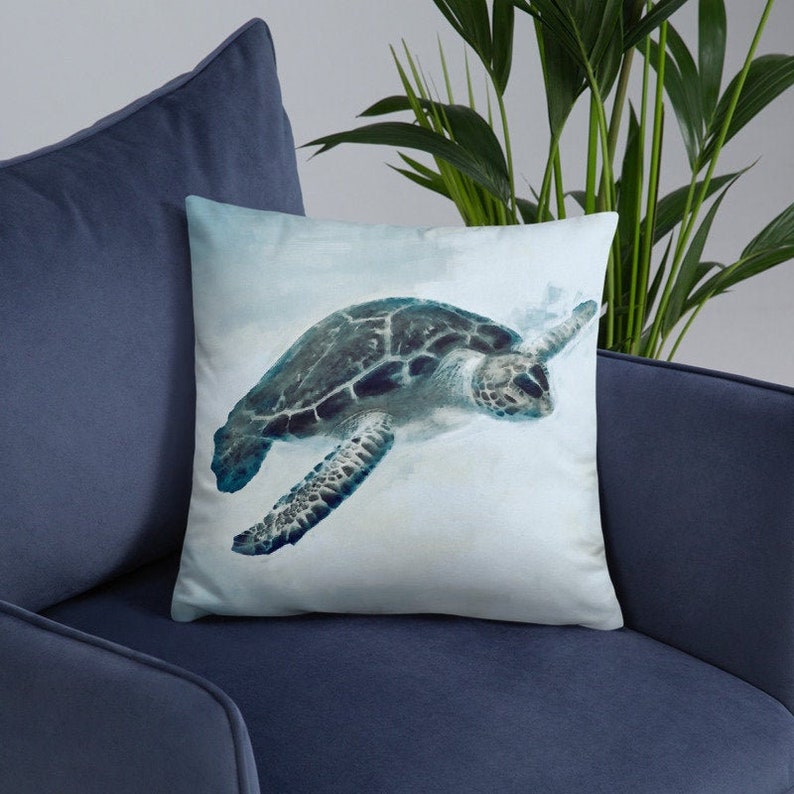Snuggly Soft PILLOW Sea Turtles Turtle Shop Cushion Sea Turtle Pillow UK