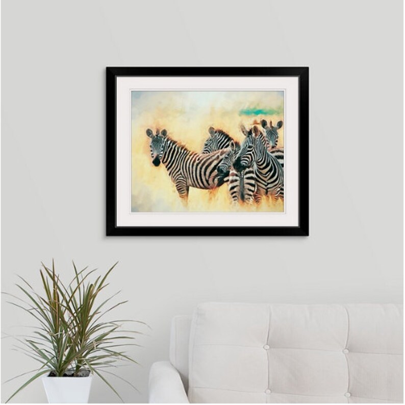Zebras Africa Animals African Decor Zebra Painting Zebra - Etsy