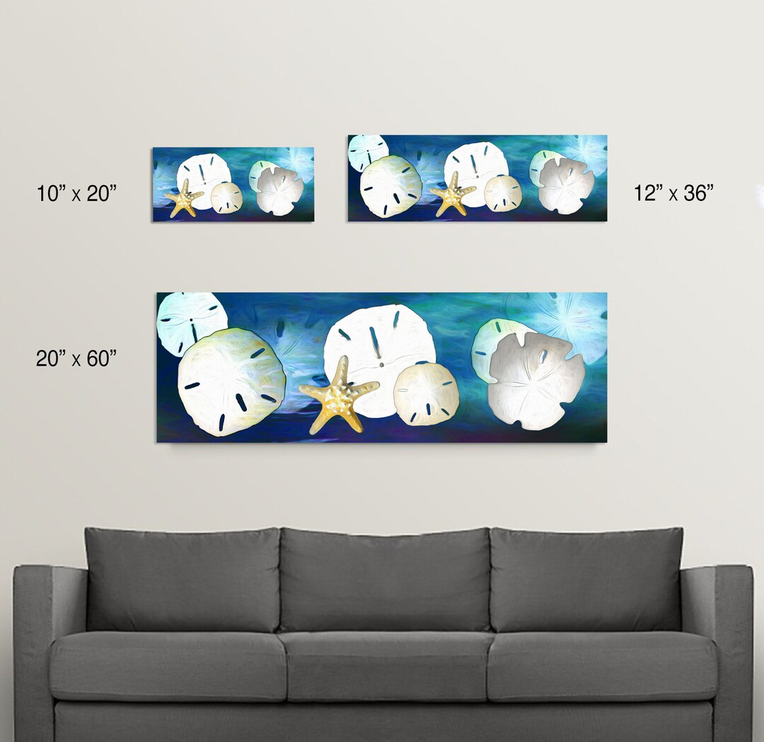 Blue and White Beach Art, Contemporary Coastal Art, Island Decor, Sand