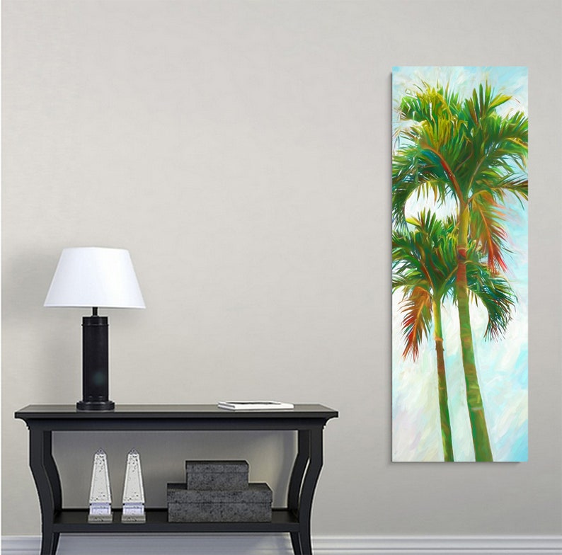 Palm Art Palm Tree Painting Iconic Palm Trees Palm Tree - Etsy