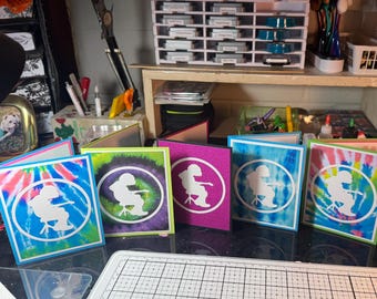 widespread panic greeting cards, handmade, made to order cards, size A2, 5.5”x4.25”