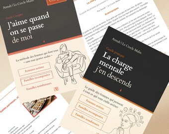 Bundel van 2 PDF-handleidingen: Gezinsorganisatie, Mentale belasting — Groot samengesteld gezin — Moedermethode — Direct te downloaden