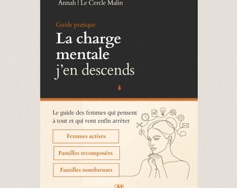 Guide PDF Charge Mentale Famille — Méthode Organisation Maman Débordée — Famille Nombreuse Recomposée — Téléchargement Immédiat