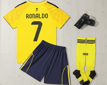 Portugal Football Kit – Ronaldo #7 Kids Jersey Set with Shorts & Socks, Best Gift for Fans, Gifts for Kids