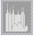 LDS Washington, DC Temple in Filet Crochet Pattern