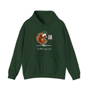 Funny Thanksgiving Turkey Hoodie | Worried Turkey Calendar Hoodie | Thanksgiving Joke Gift | Turkey Day Humor | Almost Athletic Club image 11