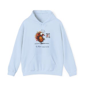 Funny Thanksgiving Turkey Hoodie | Worried Turkey Calendar Hoodie | Thanksgiving Joke Gift | Turkey Day Humor | Almost Athletic Club image 14