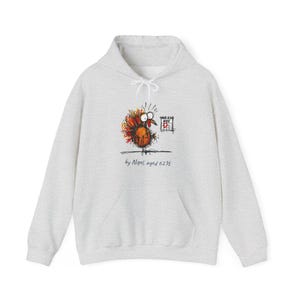 Funny Thanksgiving Turkey Hoodie | Worried Turkey Calendar Hoodie | Thanksgiving Joke Gift | Turkey Day Humor | Almost Athletic Club image 3