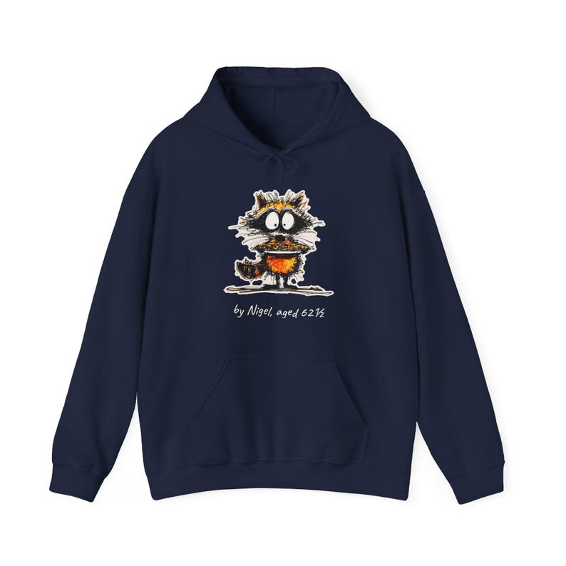 Raccoon Pie Thief Hoodie | Funny Thanksgiving Hoodie | Funny Raccoon | Cute Fall Turkey Day Gift image 15