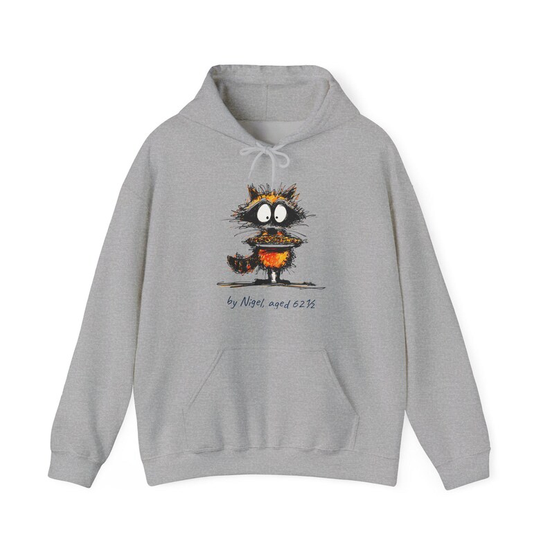 Raccoon Pie Thief Hoodie | Funny Thanksgiving Hoodie | Funny Raccoon | Cute Fall Turkey Day Gift image 6