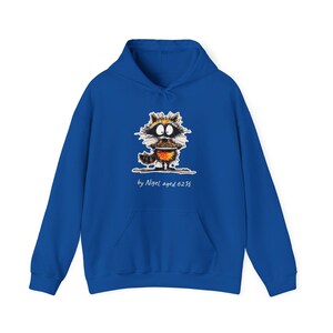 Raccoon Pie Thief Hoodie | Funny Thanksgiving Hoodie | Funny Raccoon | Cute Fall Turkey Day Gift image 14