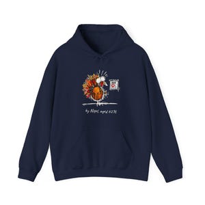 Funny Thanksgiving Turkey Hoodie | Worried Turkey Calendar Hoodie | Thanksgiving Joke Gift | Turkey Day Humor | Almost Athletic Club image 16
