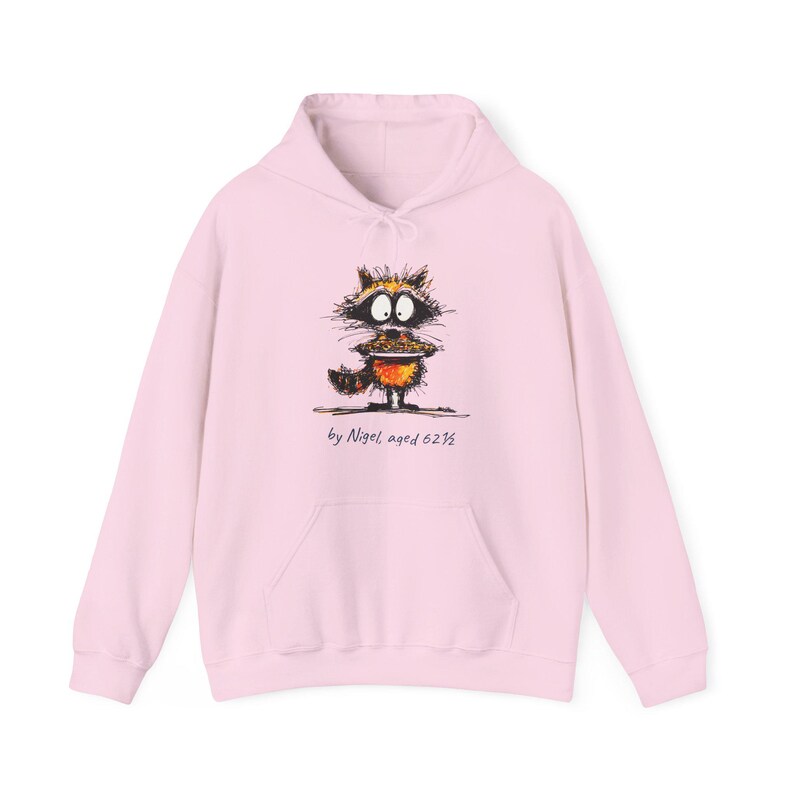 Raccoon Pie Thief Hoodie | Funny Thanksgiving Hoodie | Funny Raccoon | Cute Fall Turkey Day Gift image 17