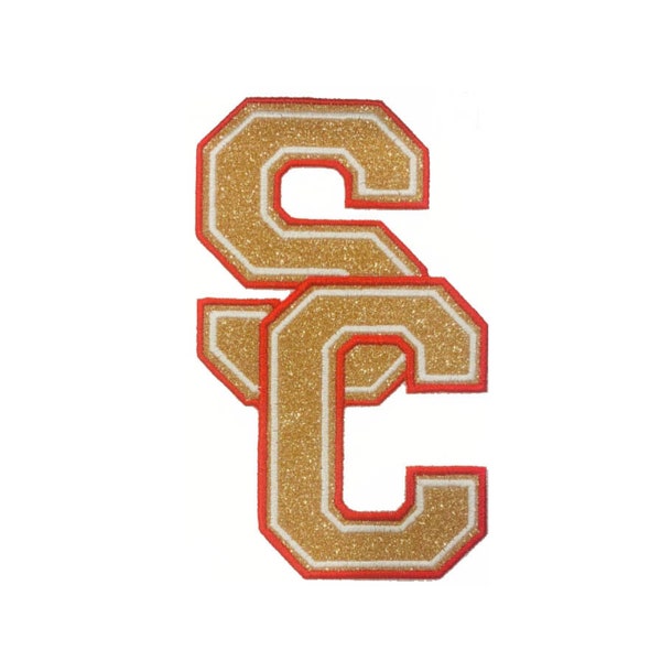 Interlocking Varsity Letters Etsy