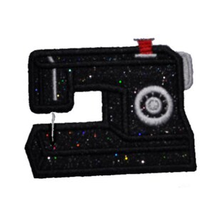 Sewing Machine Bling Sewing Glitter Patch Sewing Gift for Quilter Glitter Patch  Iron or Sew on Vinyl NO GLITTER MESS ! GL400