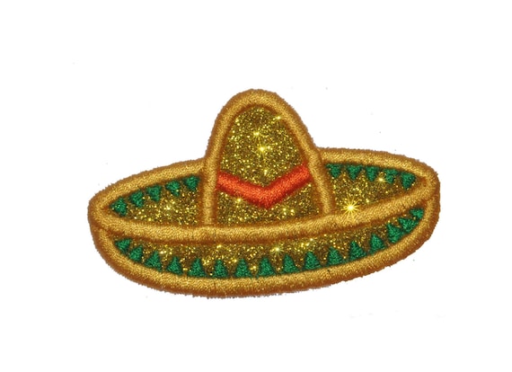 Sombrero Mexican Hat 3 Inch Sparkle 